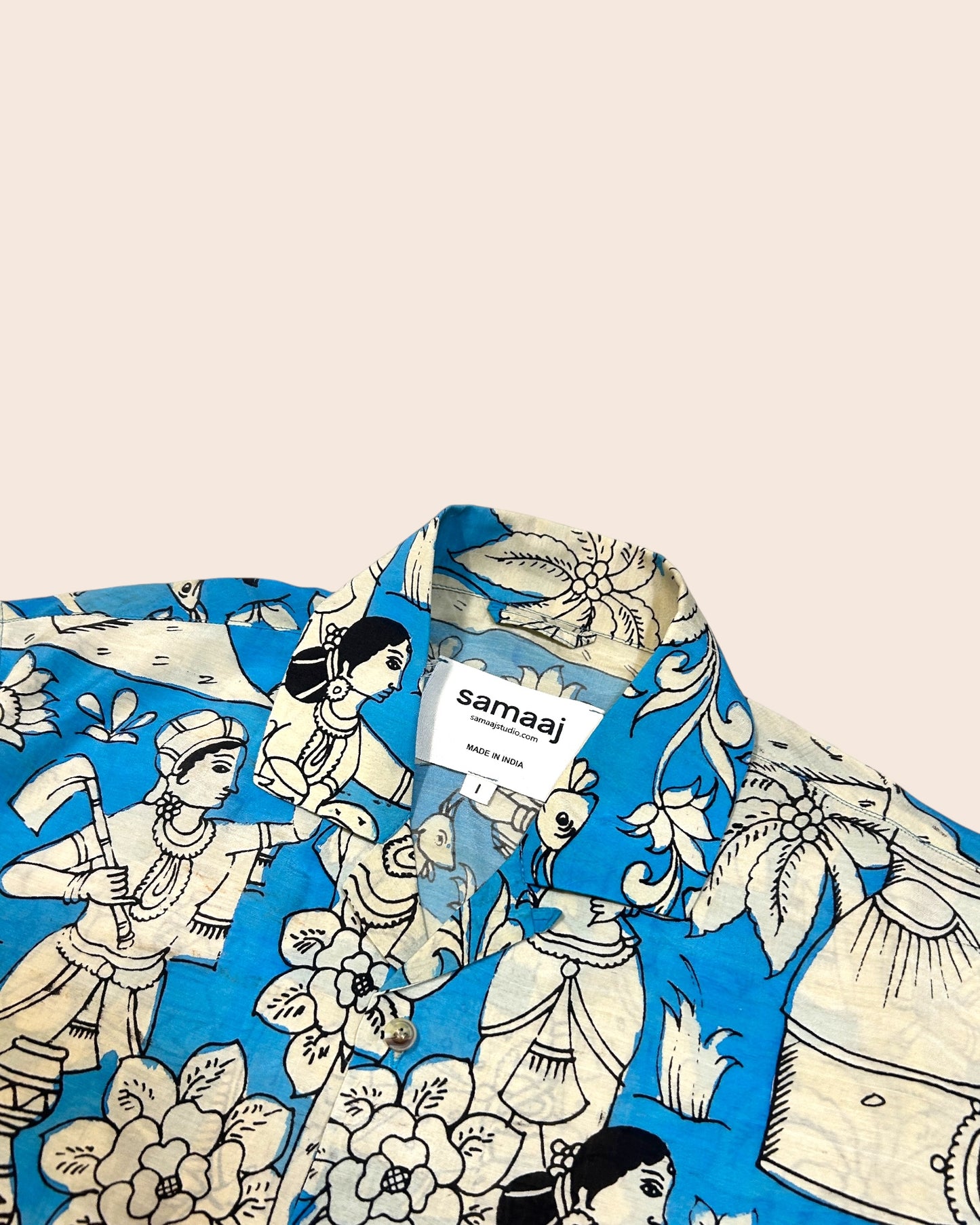 Kalamkari Hand Paint Shirt 19