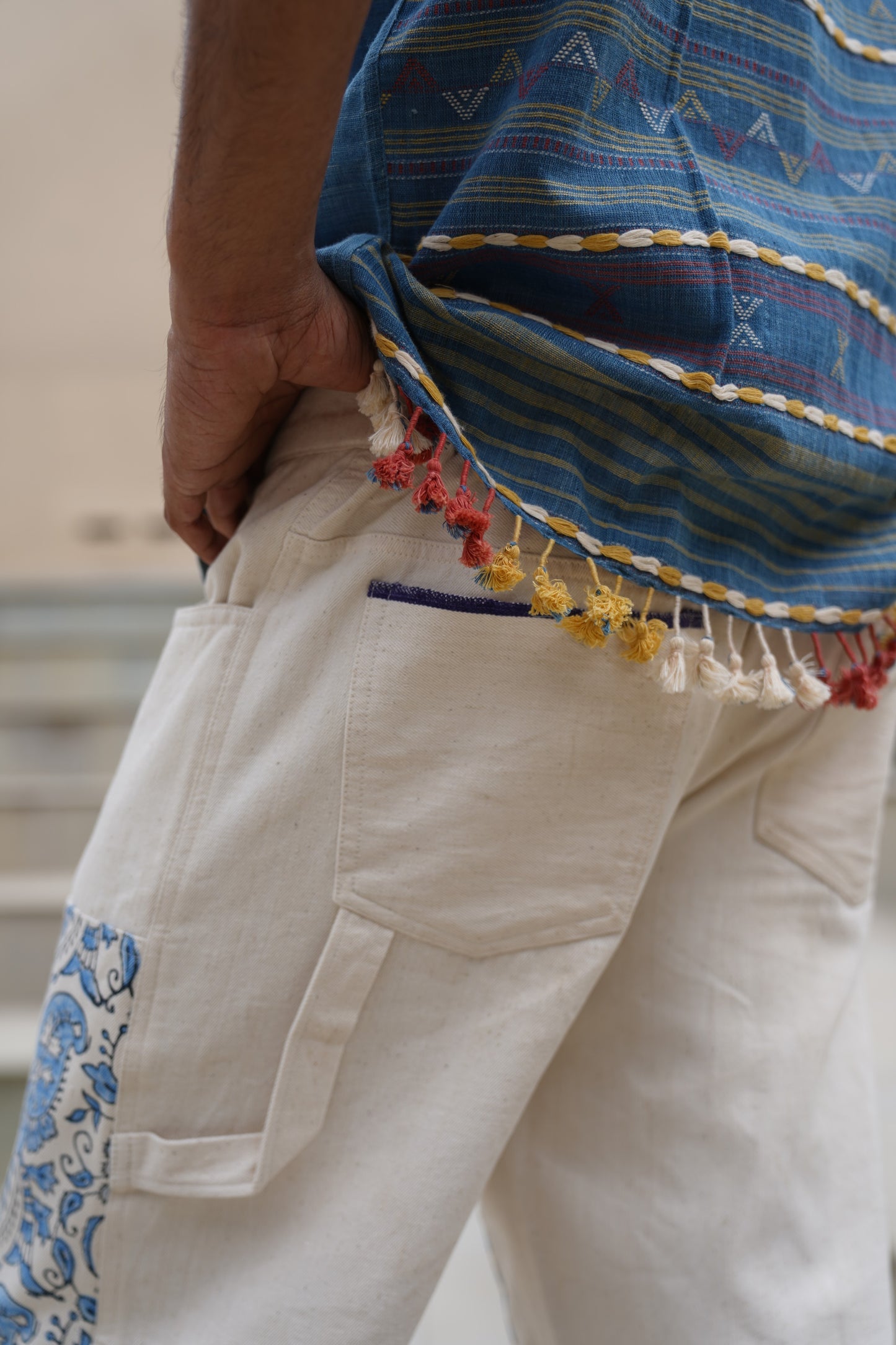 Double knee carpenter pants