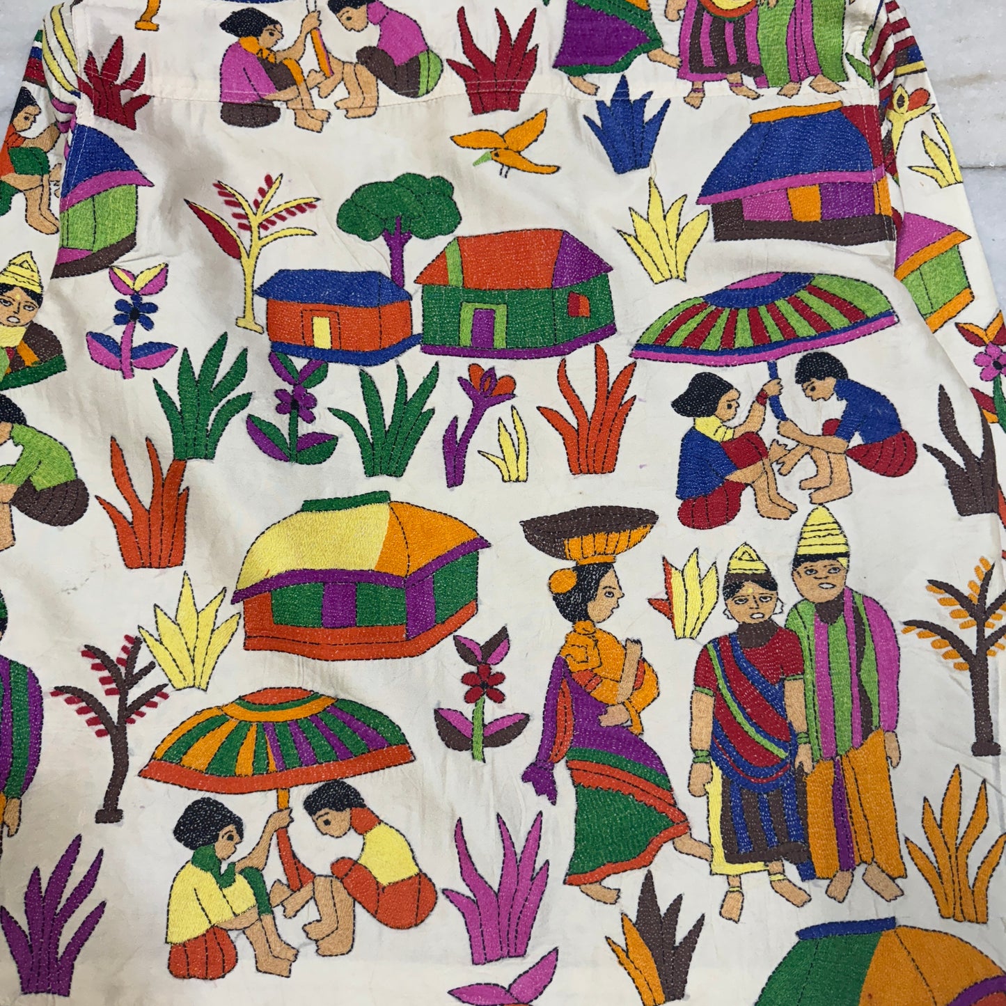 Kantha Hand Embroidered Jacket 02