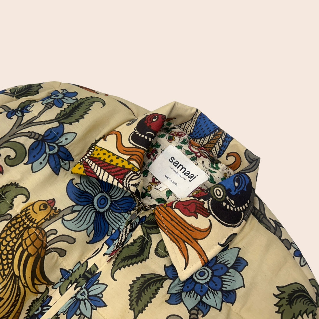 Kalamkari Hand Paint Jacket 4