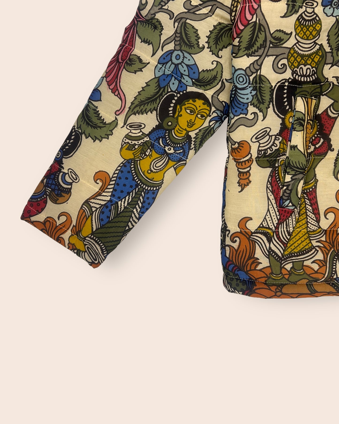 Kalamkari Hand Paint Jacket 4