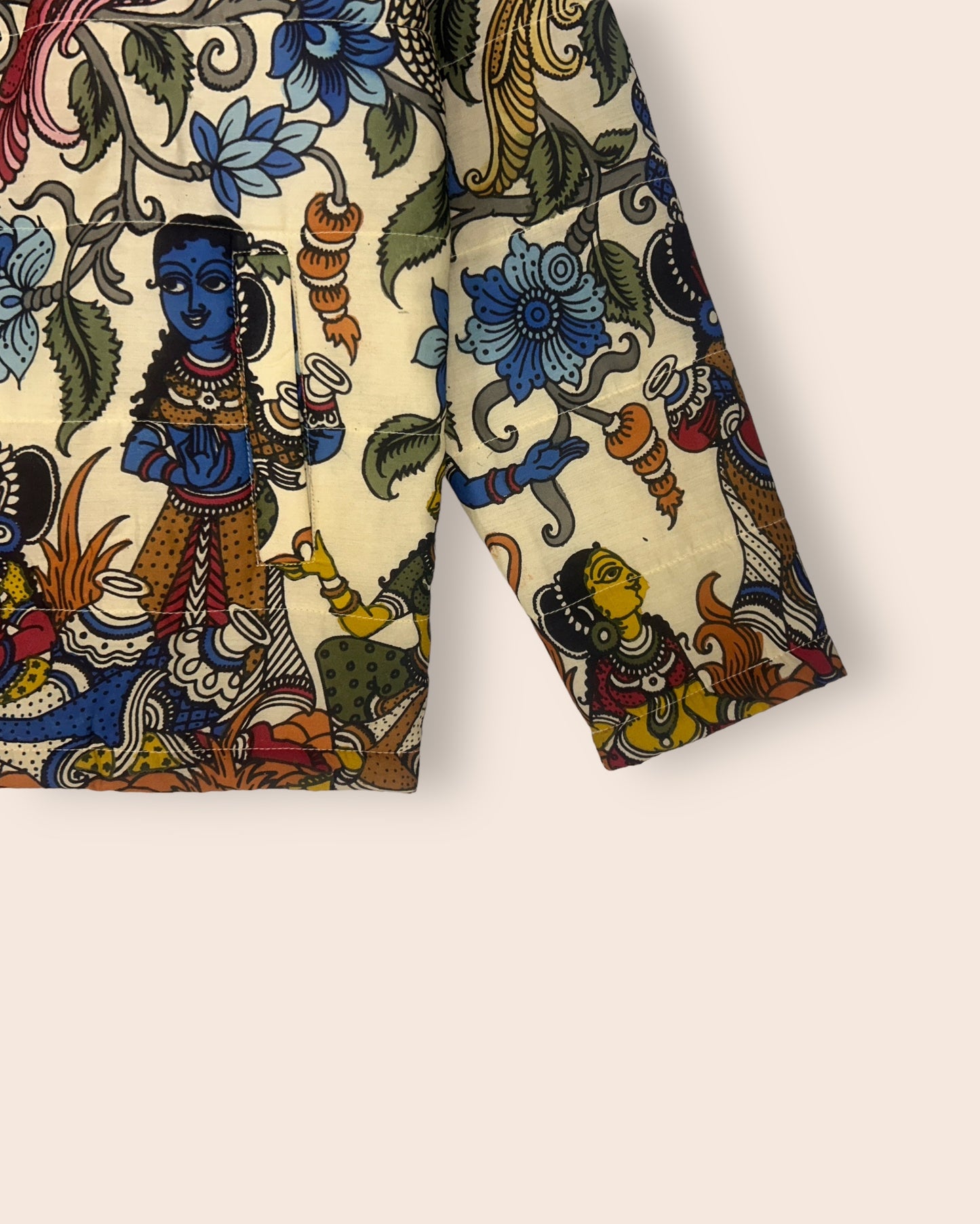 Kalamkari Hand Paint Jacket 4