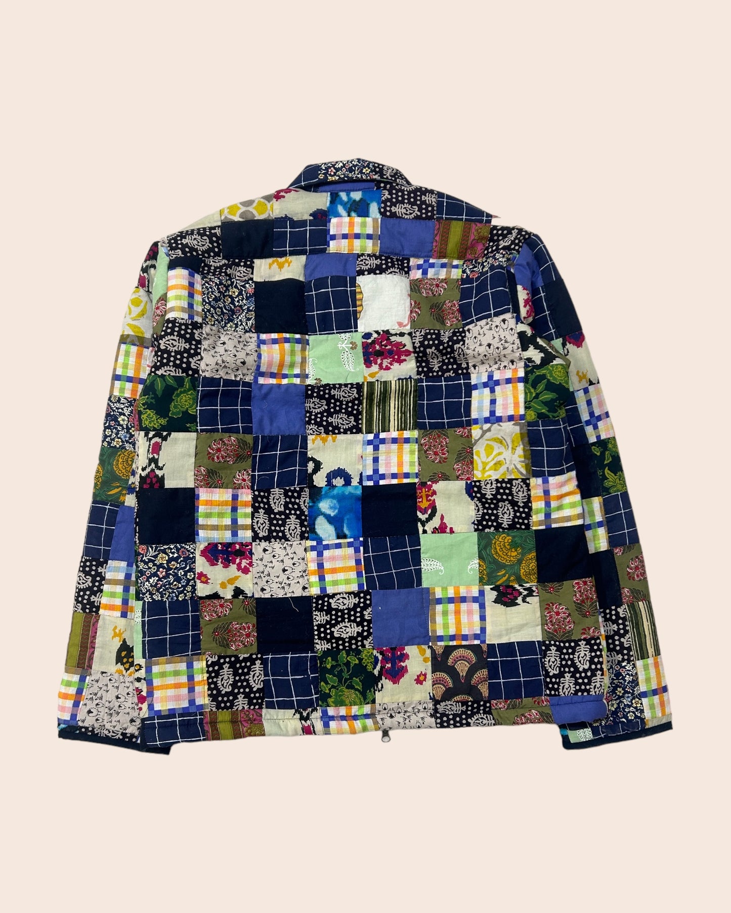Upcycled Block Printed Patchwork Jacket