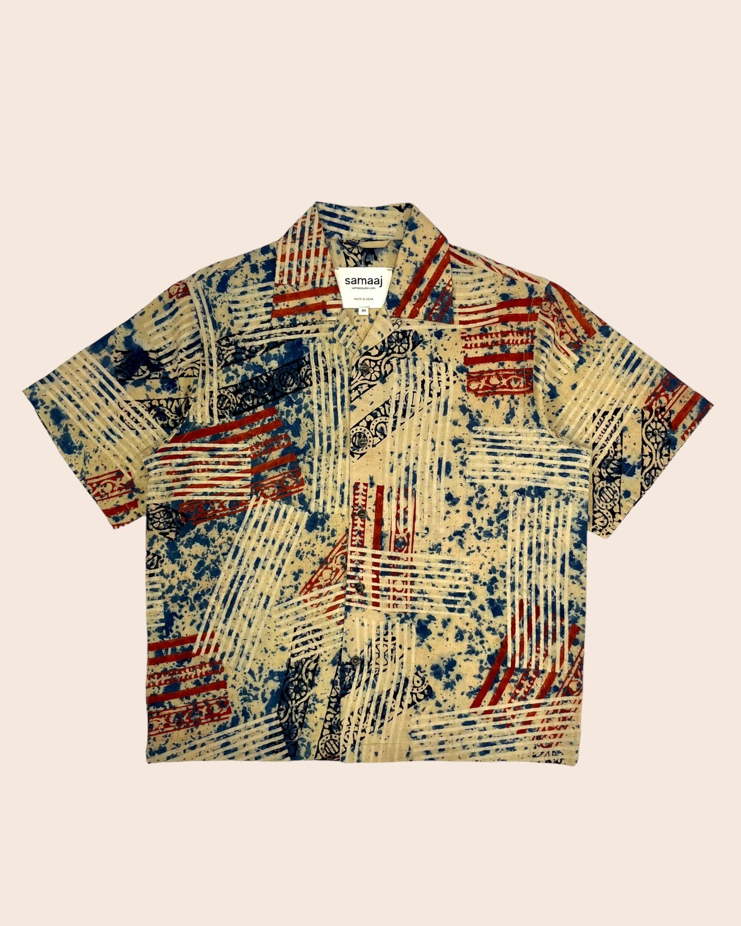 Block Print Ajrakh Shirt 06