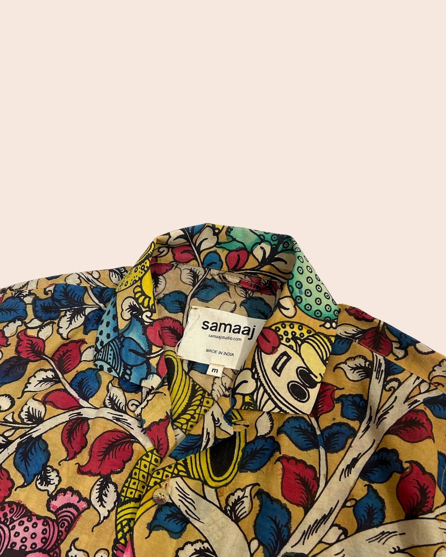 Kalamkari Hand Paint Shirt 07