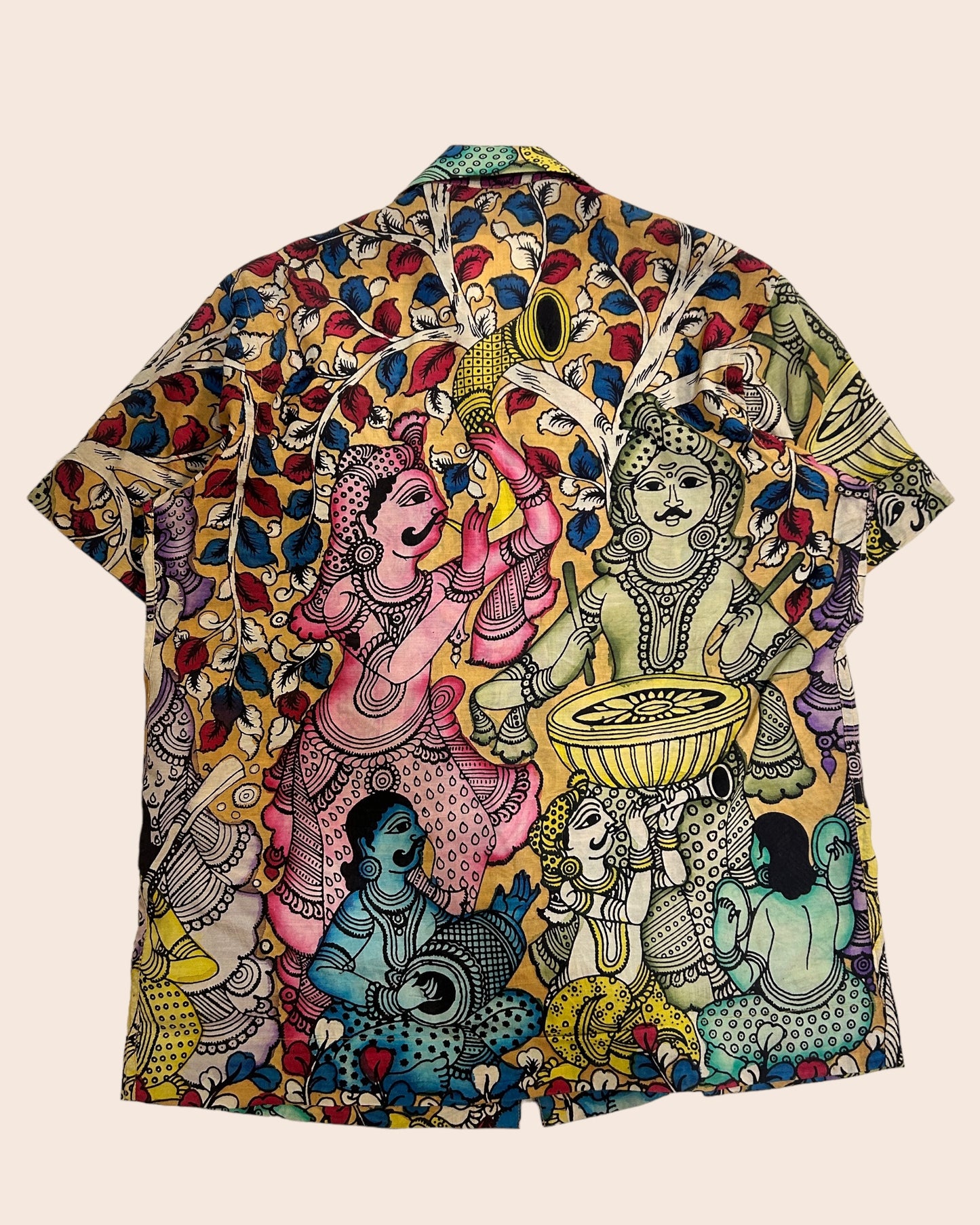 Kalamkari Hand Paint Shirt 07