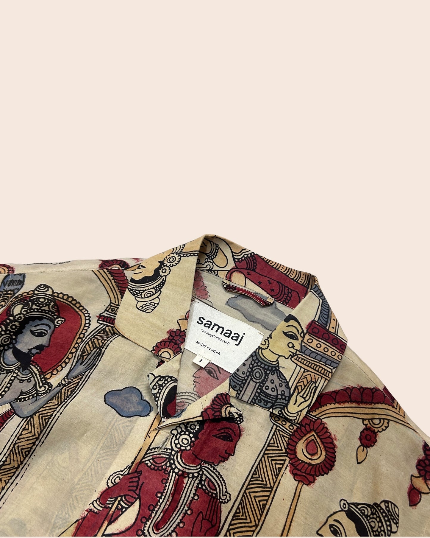 Kalamkari Hand Paint Shirt 08