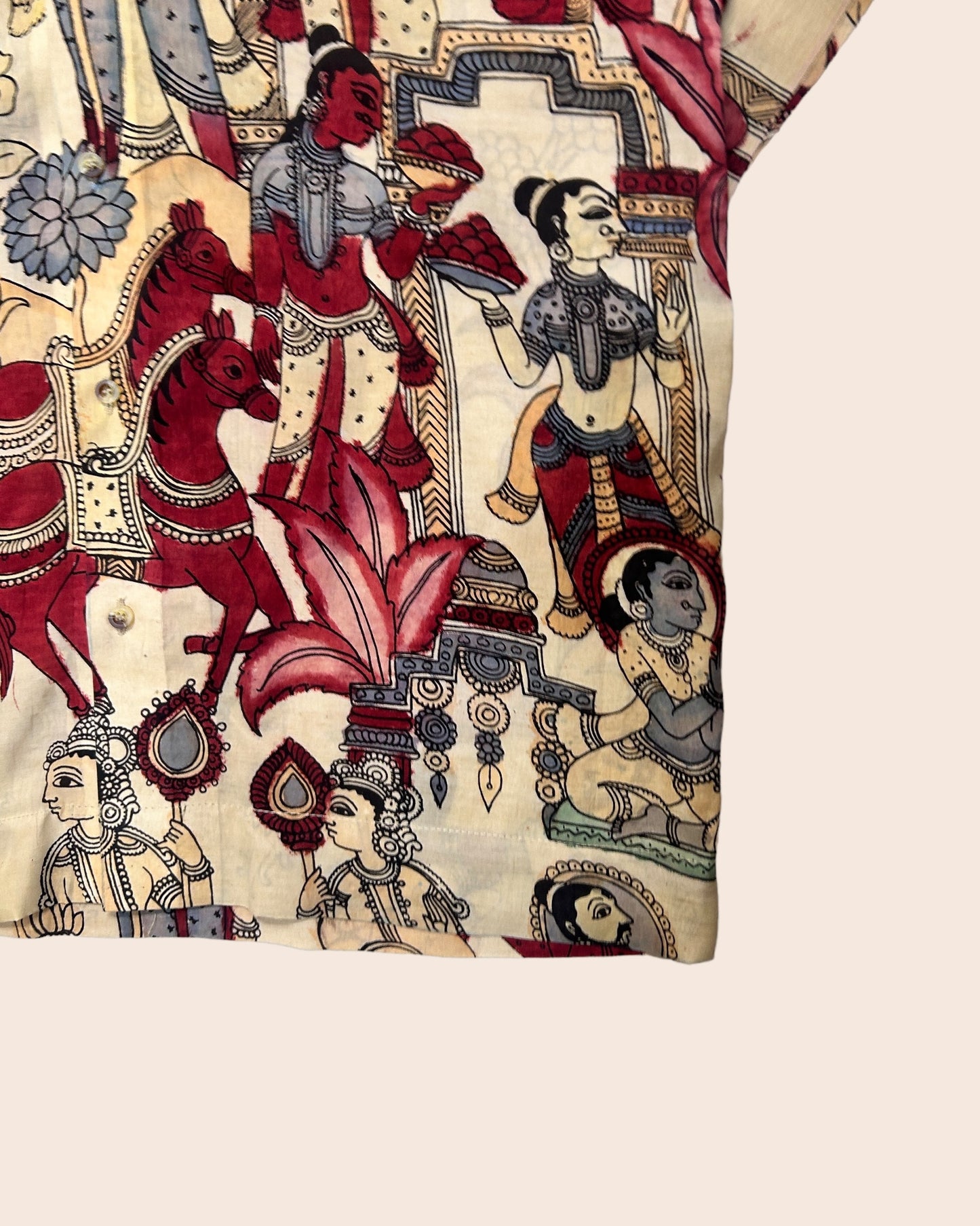Kalamkari Hand Paint Shirt 08