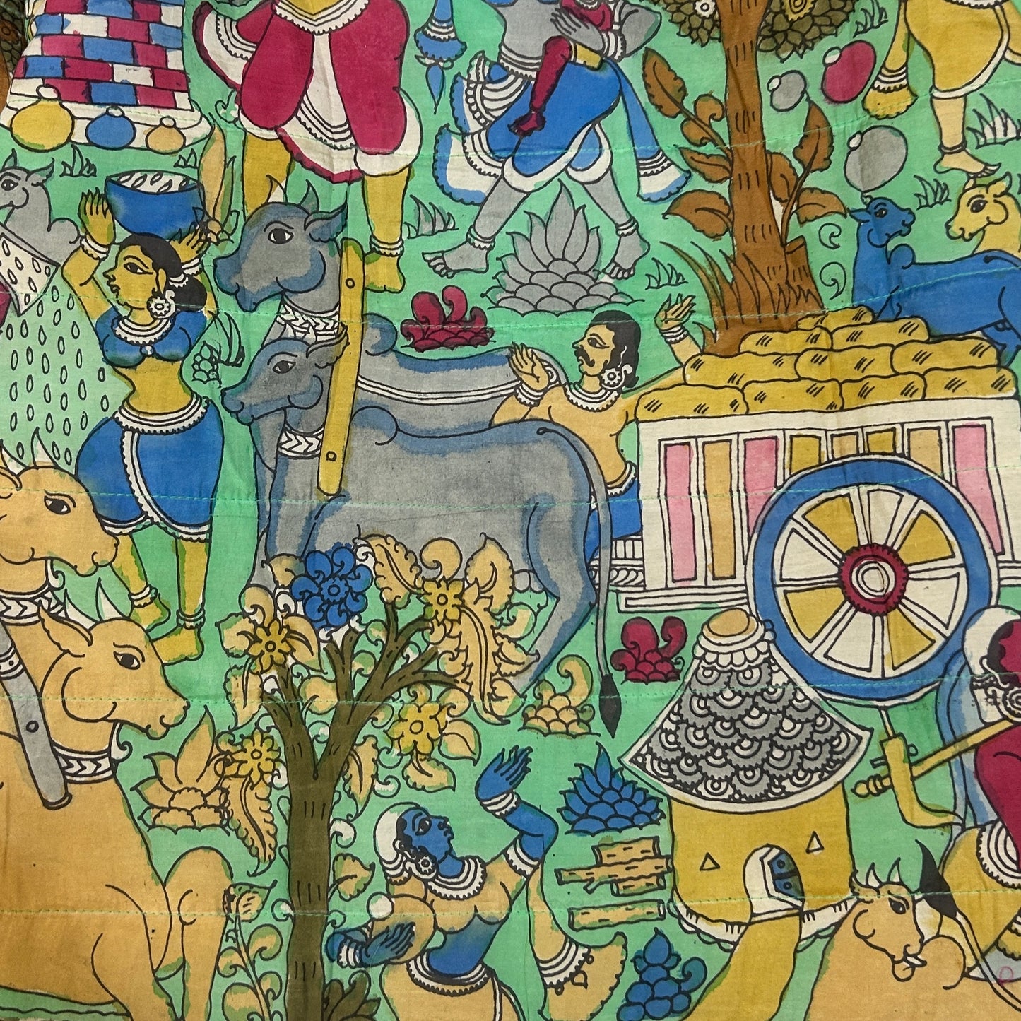 Kalamkari Hand Paint Jacket 06