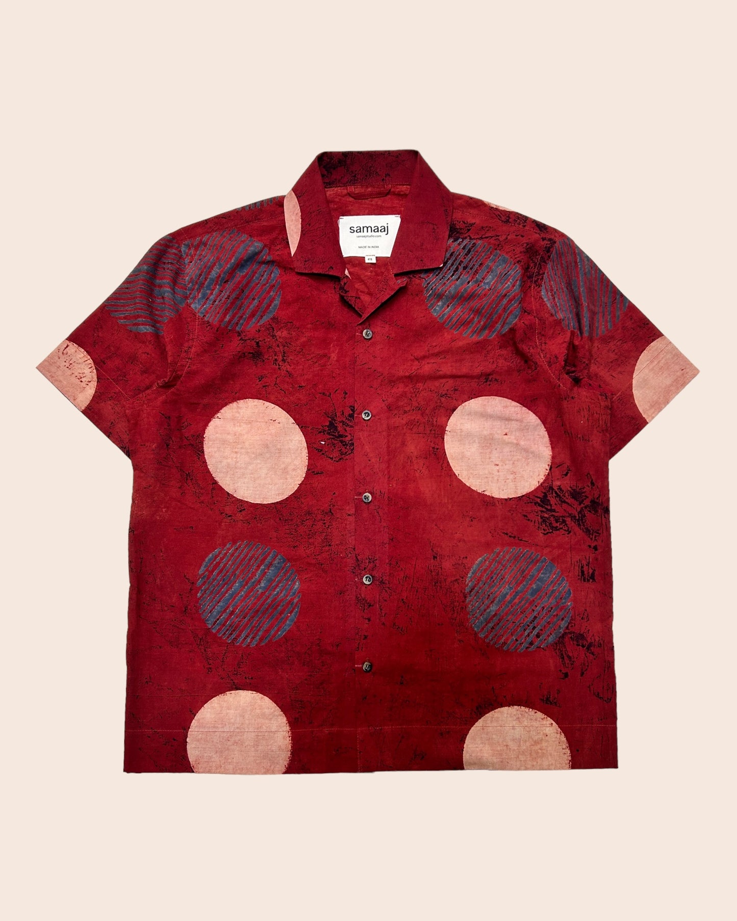 Block Print Ajrakh Shirt 01