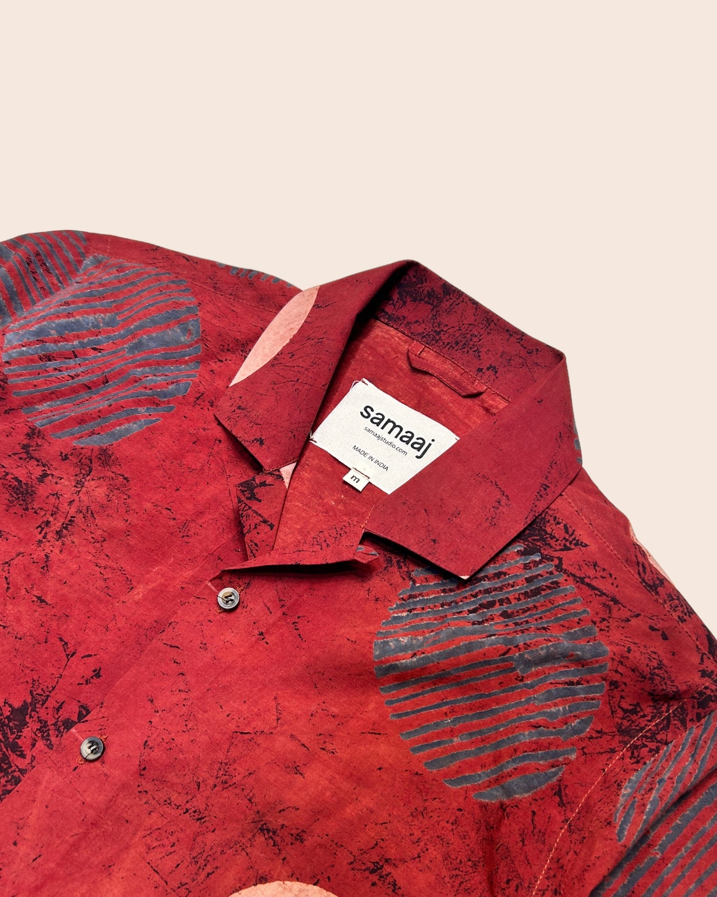 Block Print Ajrakh Shirt 01