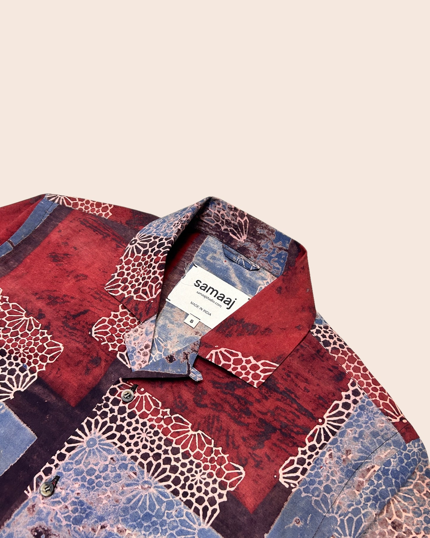 Block Print Ajrakh Shirt 03