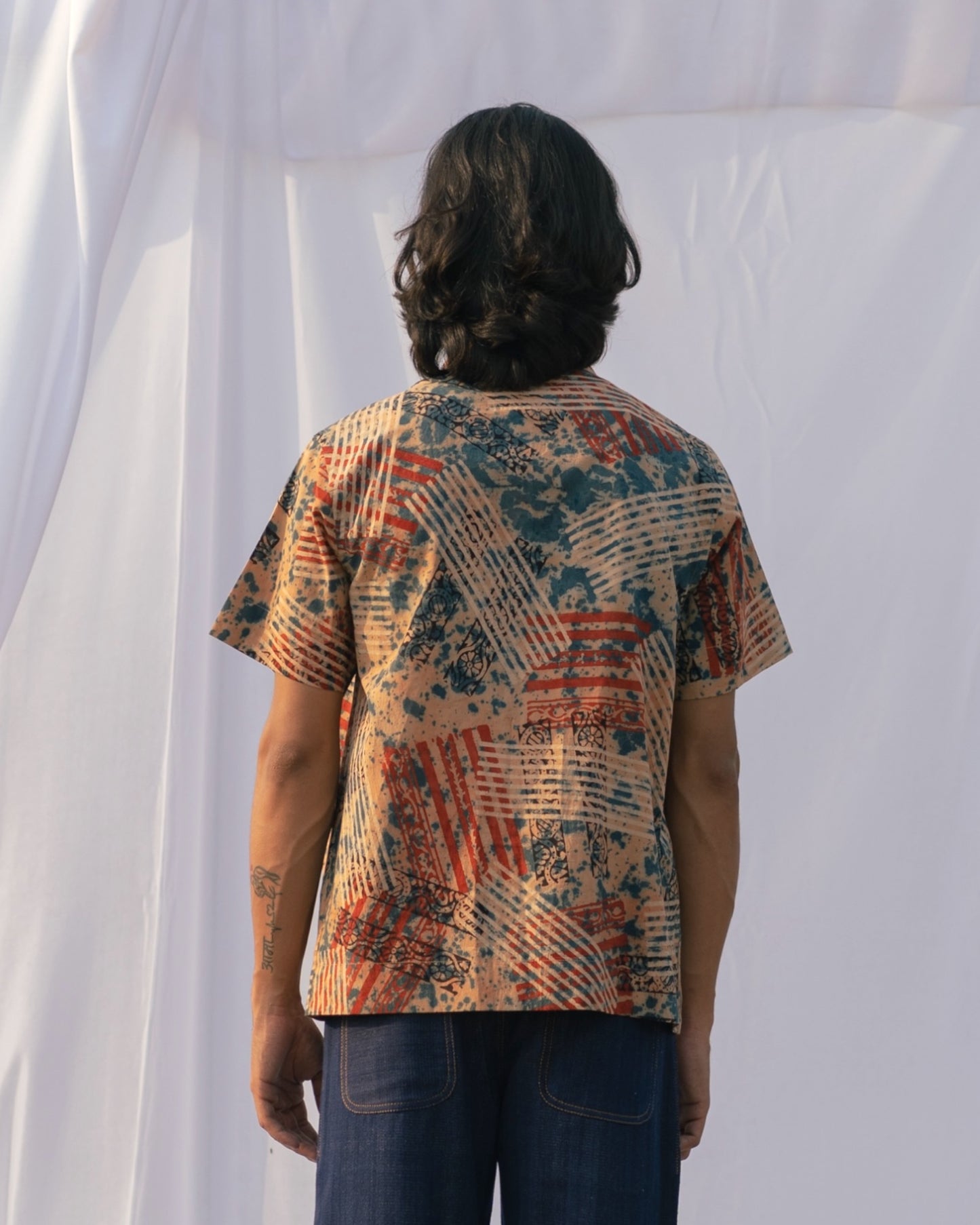 Block Print Ajrakh Shirt 06