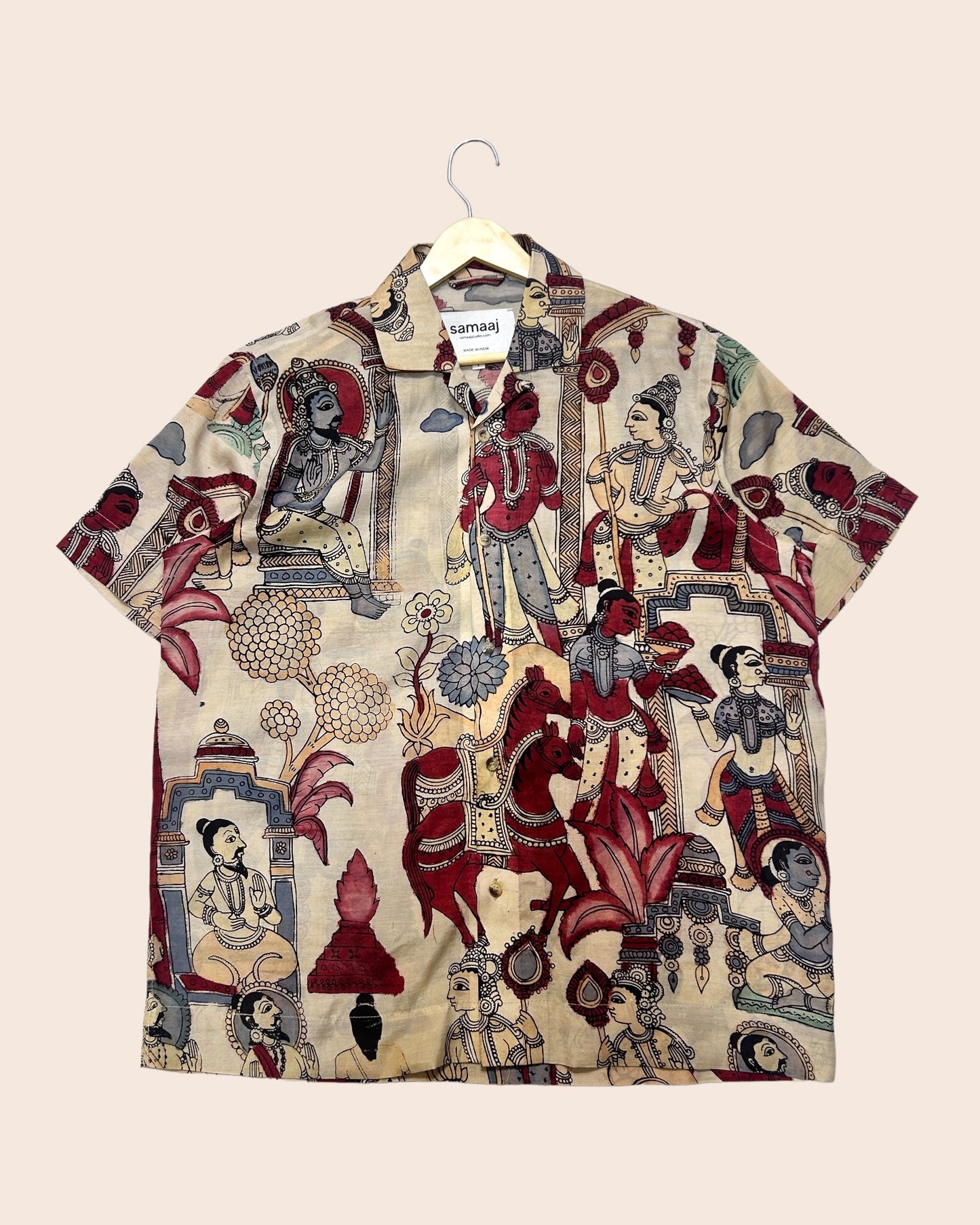 Kalamkari Hand Paint Shirt 08