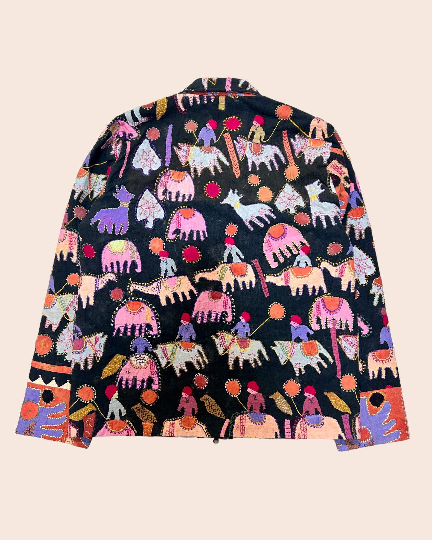 Multicolour Applique Jacket 02