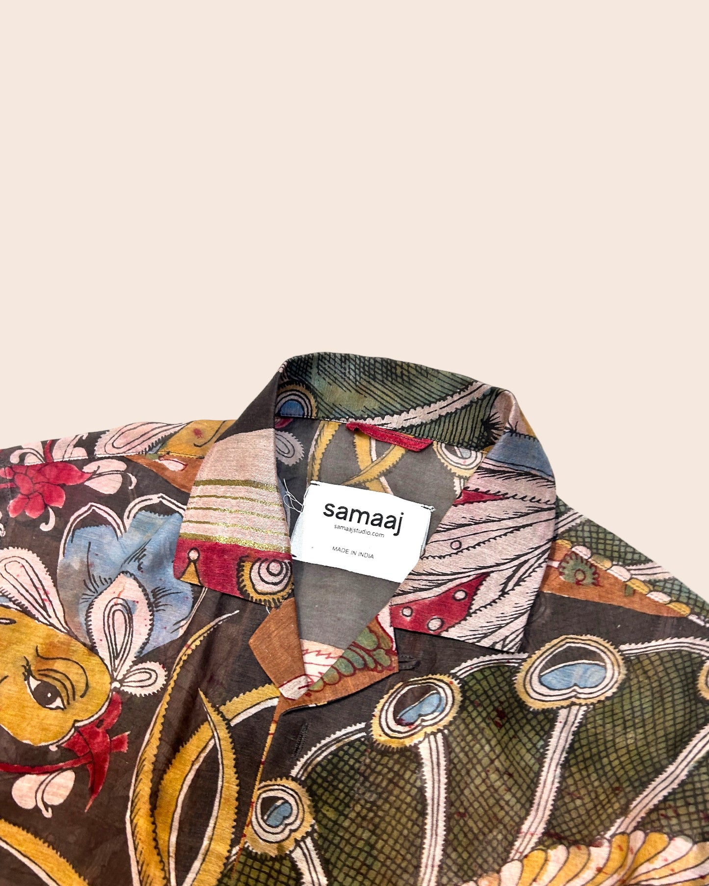 Kalamkari Hand Paint Shirt 13