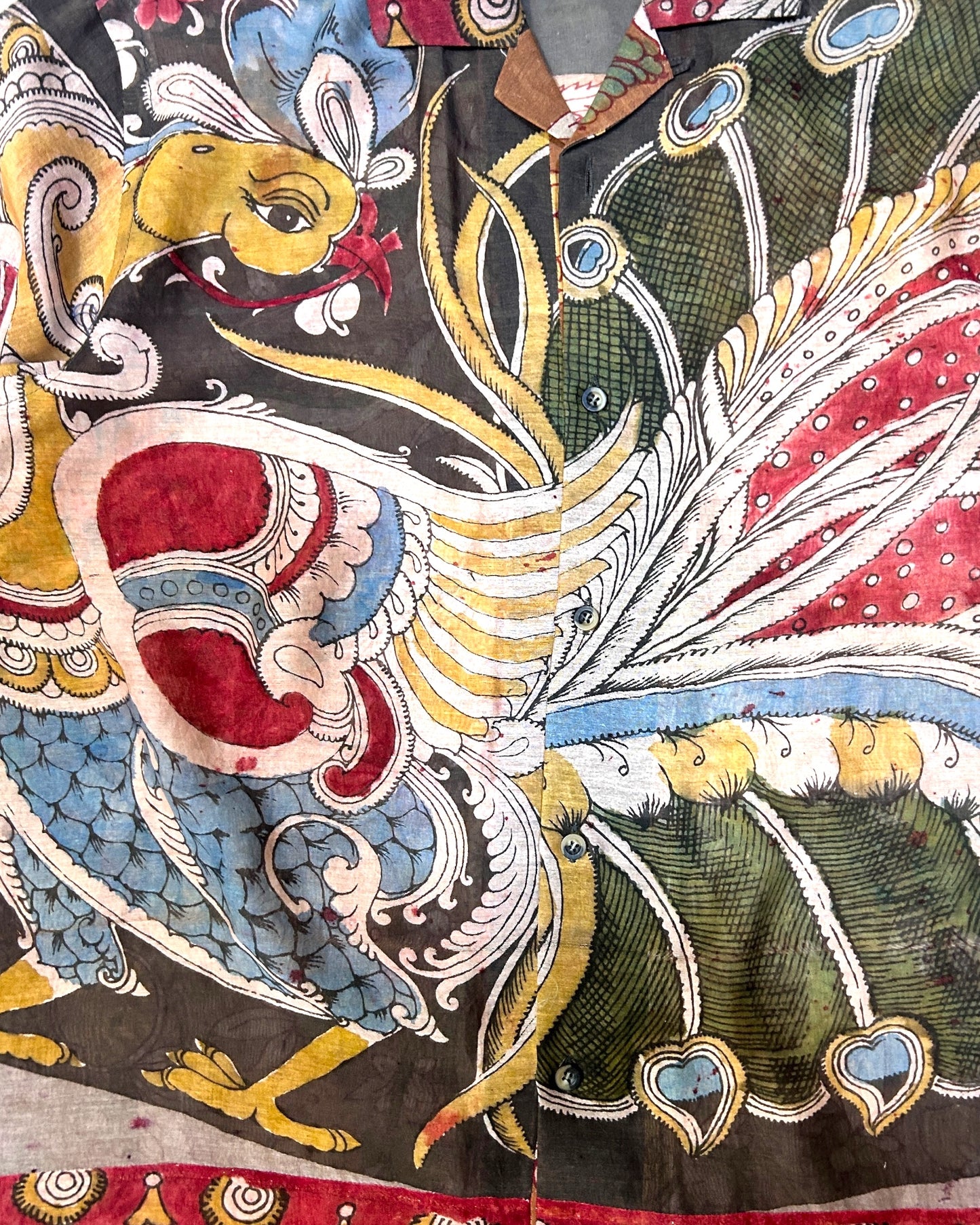 Kalamkari Hand Paint Shirt 13