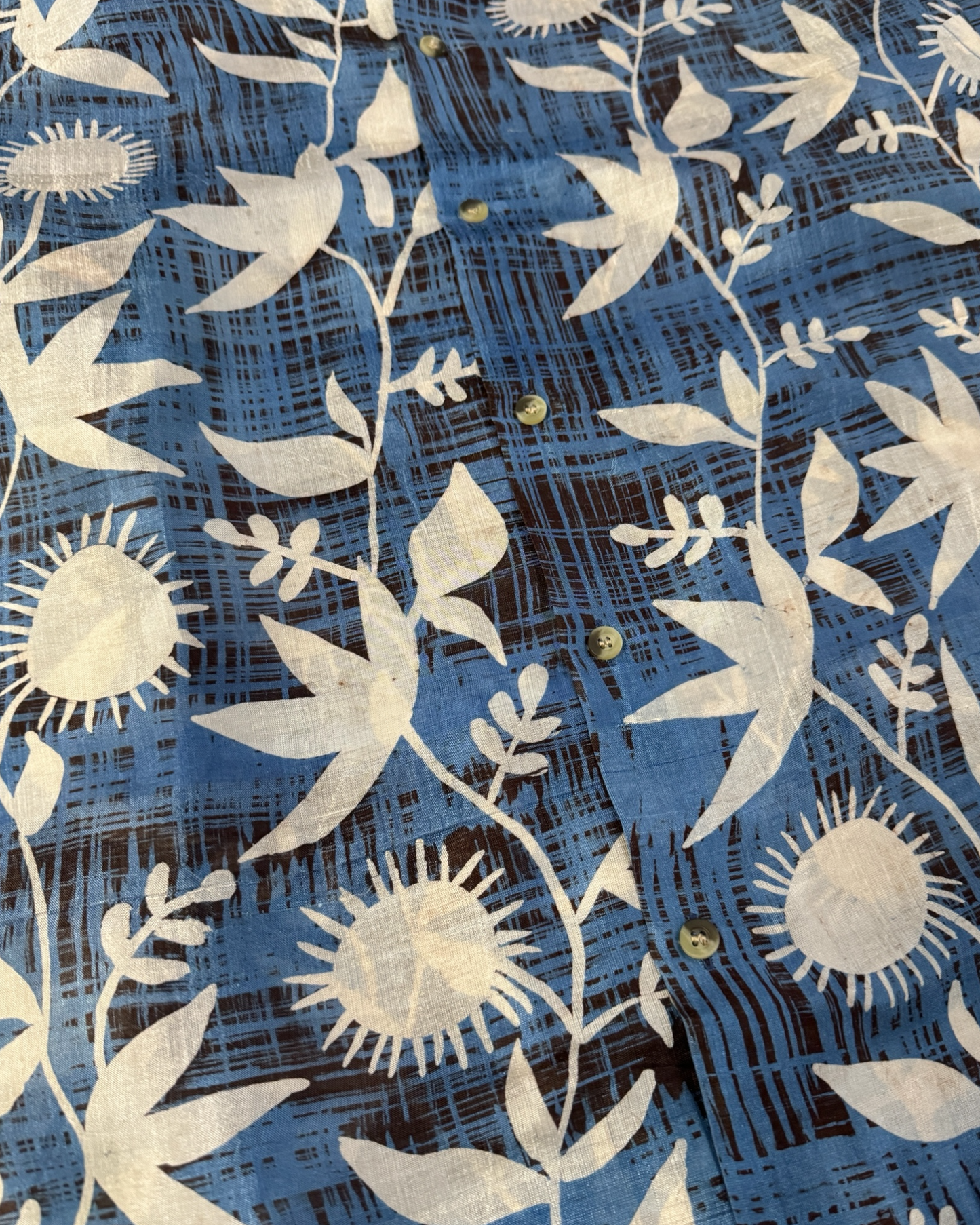 Silk Batik Hand Paint Shirt 04