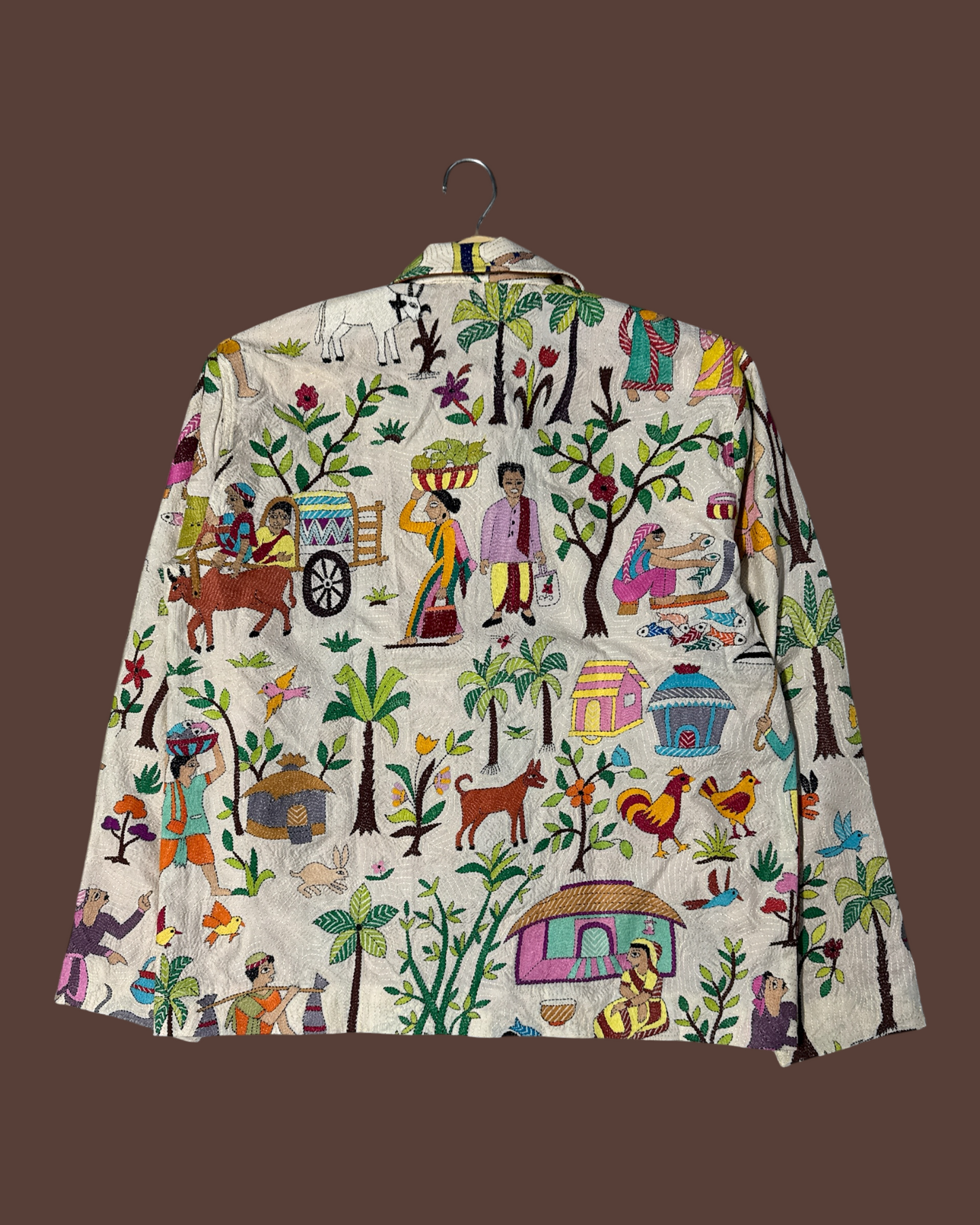 Kantha Hand Embroidered Jacket 03