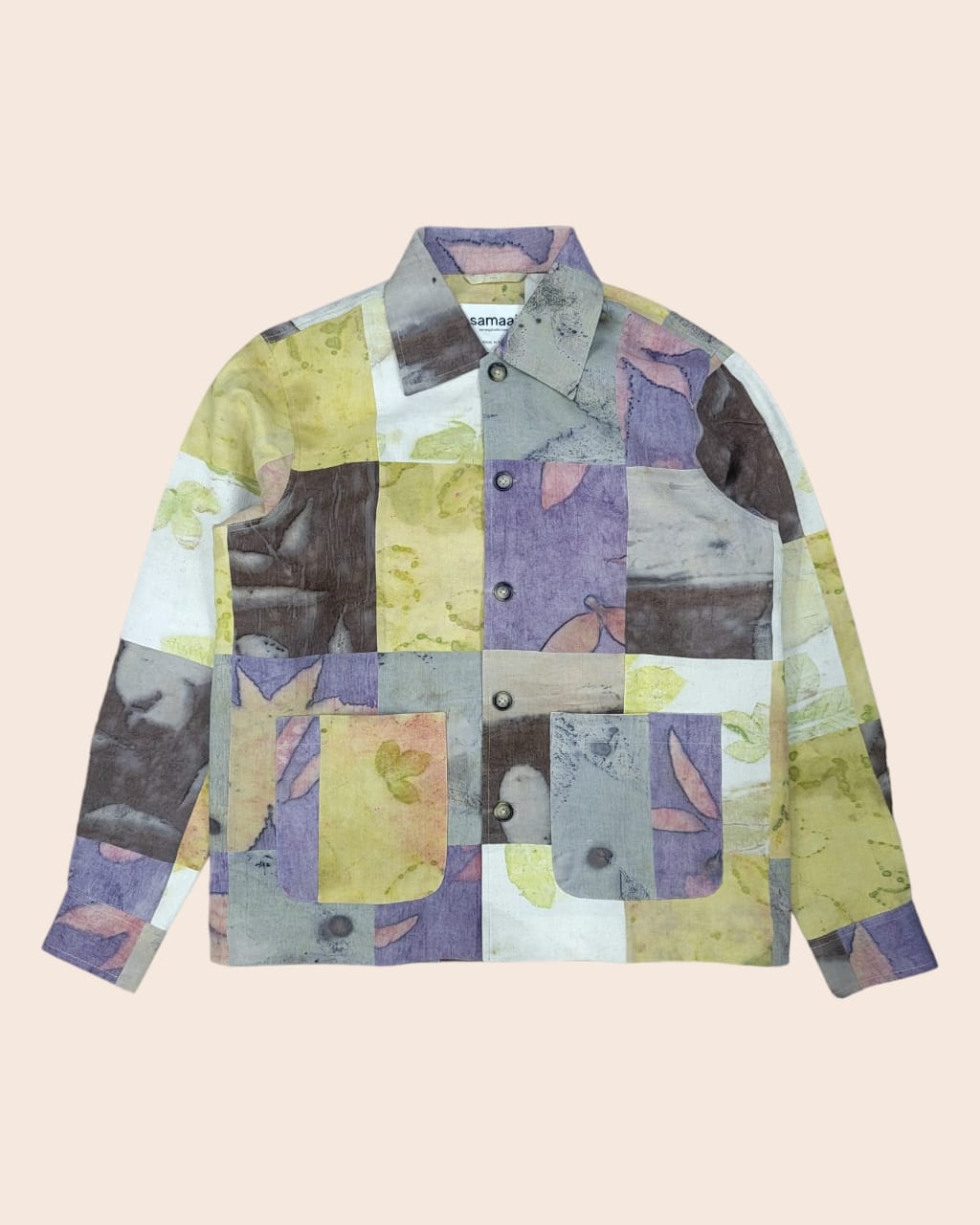 Patchwork Eco Print Jacket 01