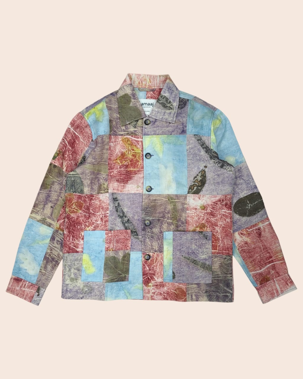 Patchwork Eco Print Jacket 03