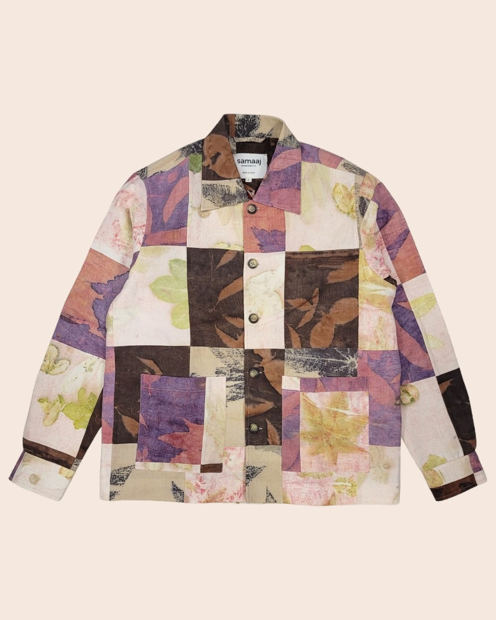 Patchwork Eco Print Jacket 02