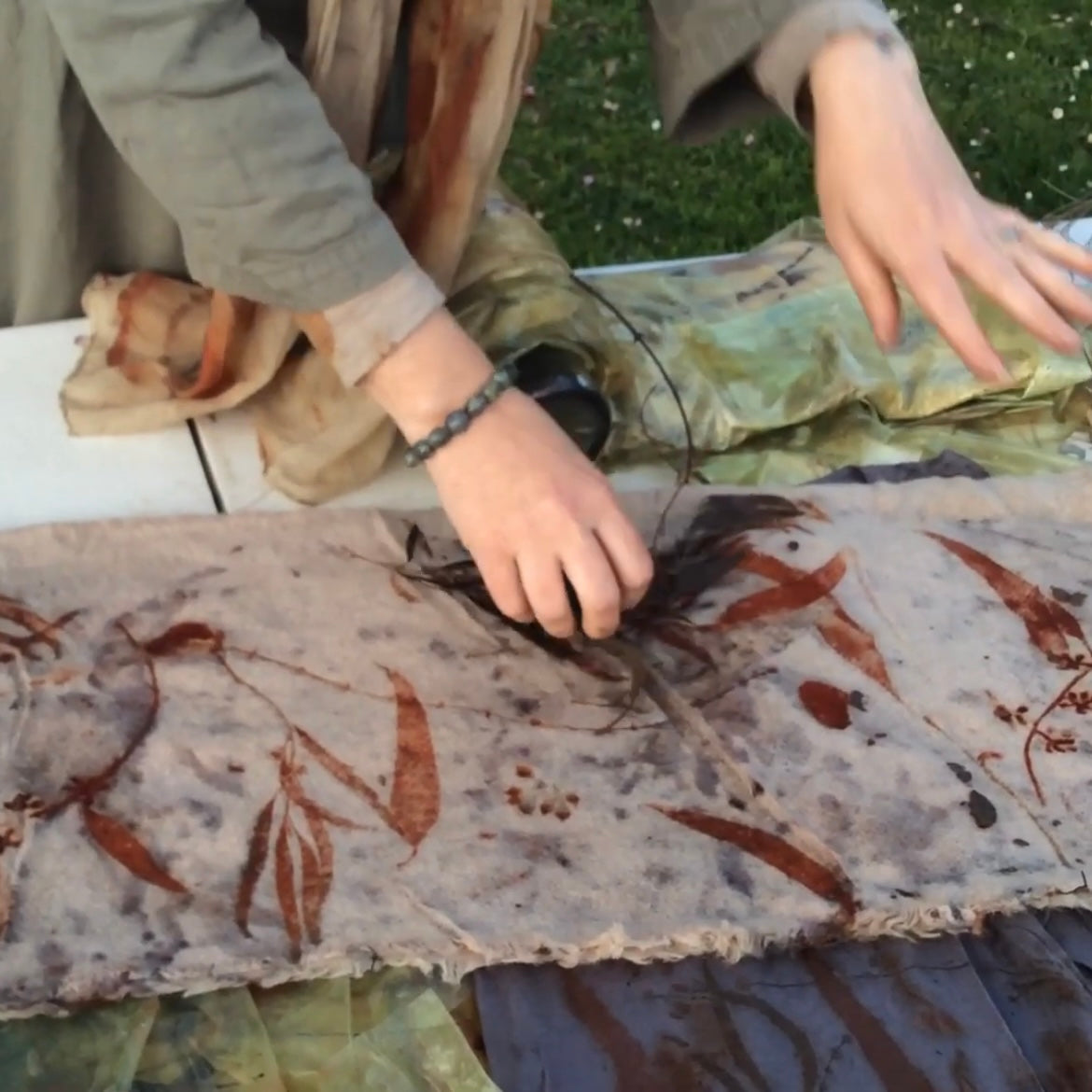 Eco Printed Jacket 01