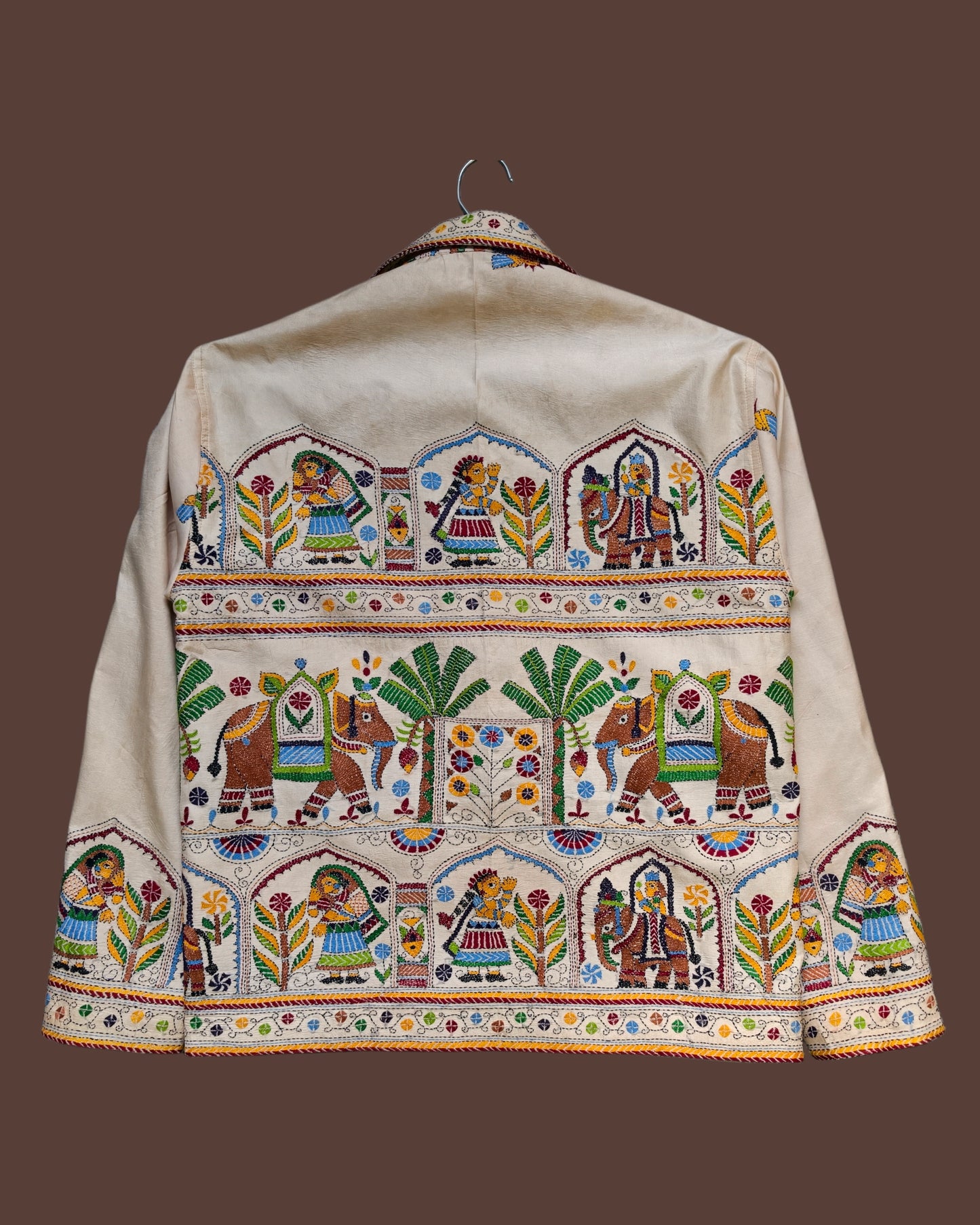 Kantha Hand Embroidered Jacket 06