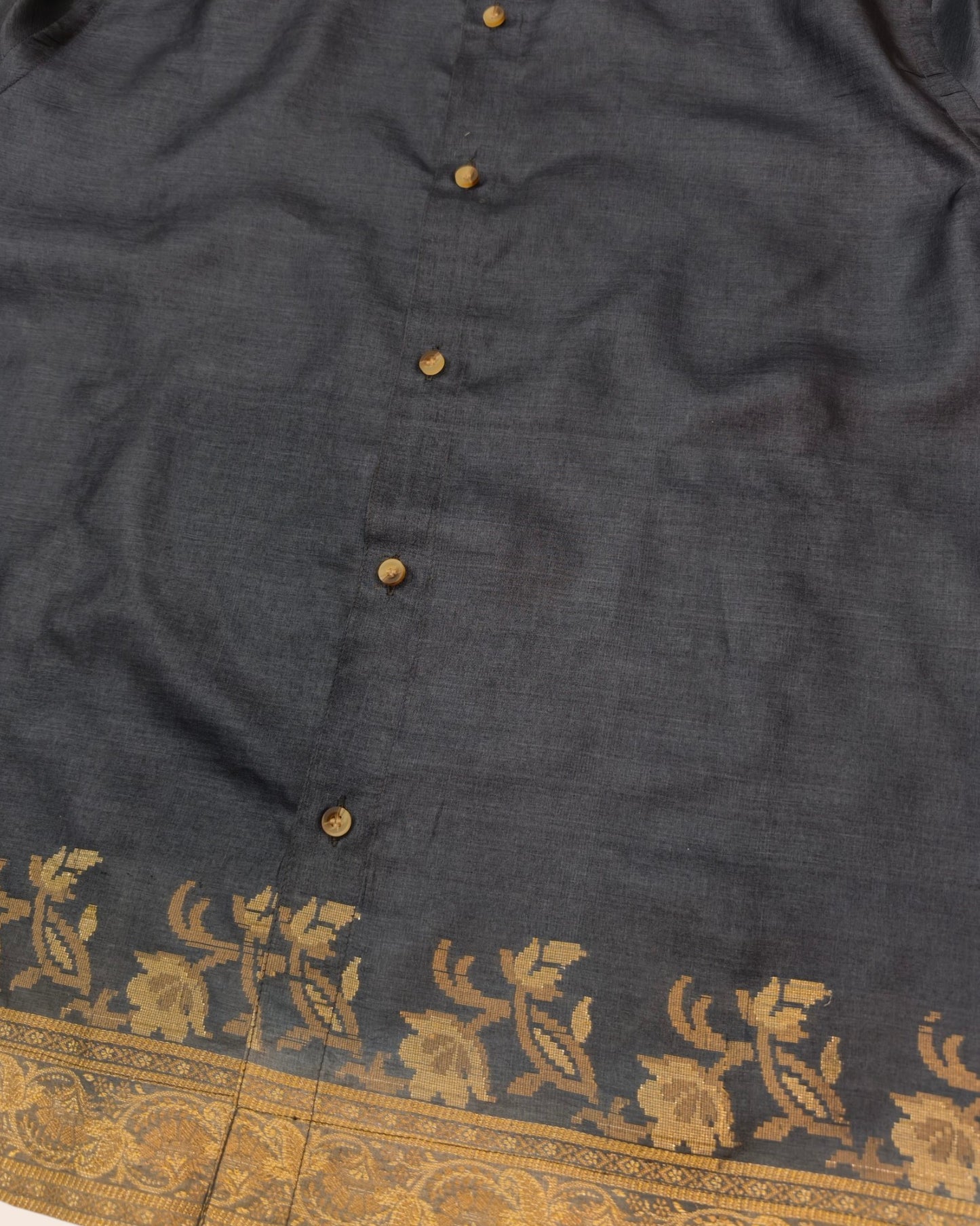 Silk upcycled shirt 04