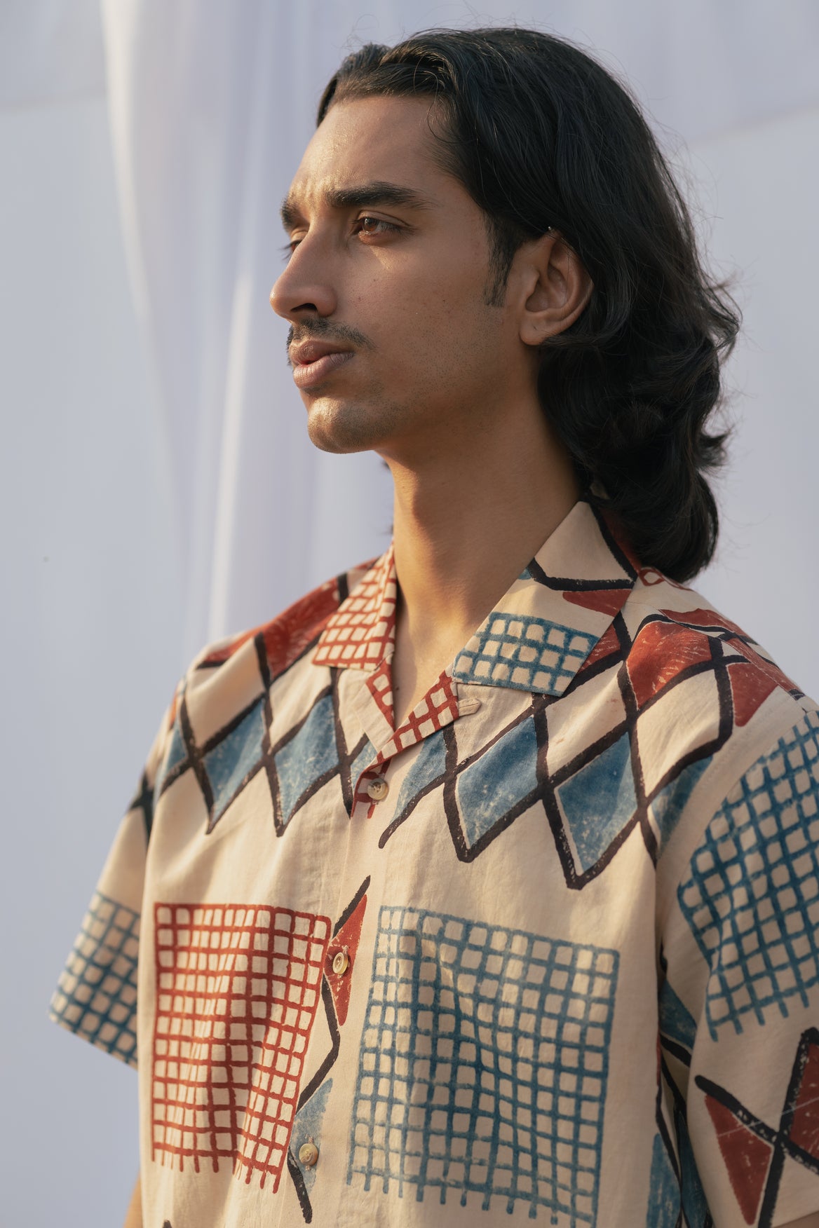 Block Print Ajrakh Shirt 05