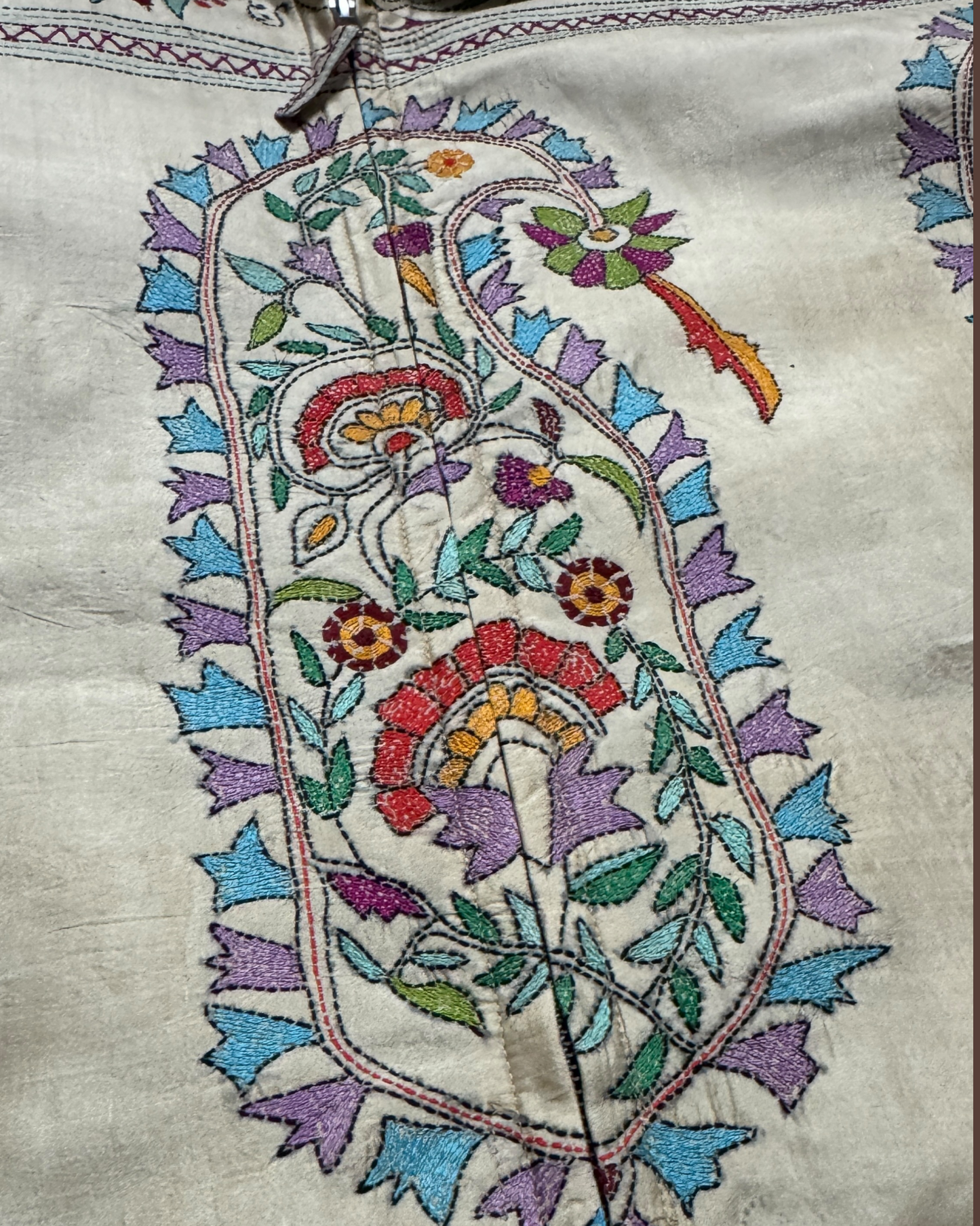 Kantha Hand Embroidered Jacket 04