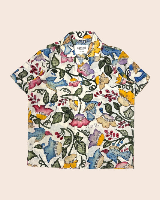 Kalamkari Hand Paint Shirt 16