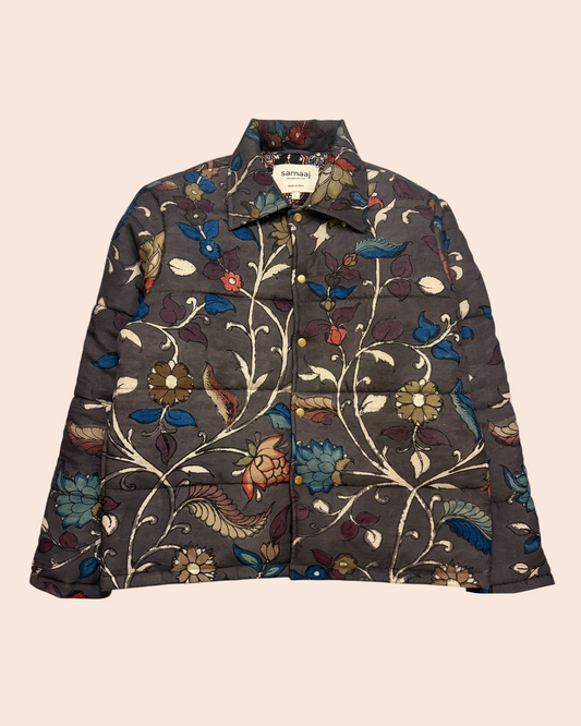 Kalamkari Puffer Jacket 03