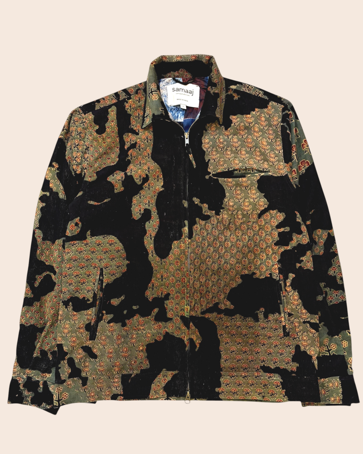 Abstract Corduroy Jacket