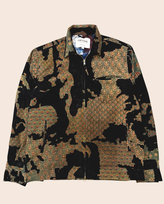 Abstract Corduroy Jacket