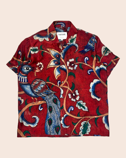 Kalamkari Hand Paint Shirt 15