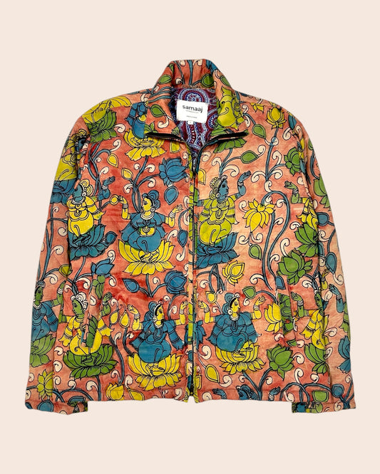 Kalamkari Hand Paint Jacket 05