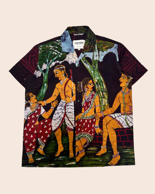 Batik Hand Paint Shirt 02
