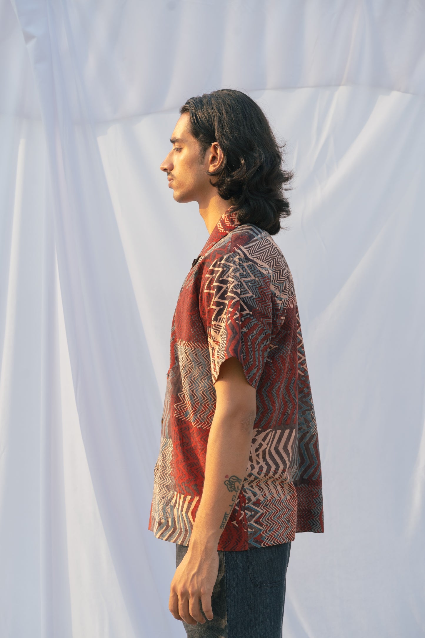 Block Print Ajrakh Shirt 02