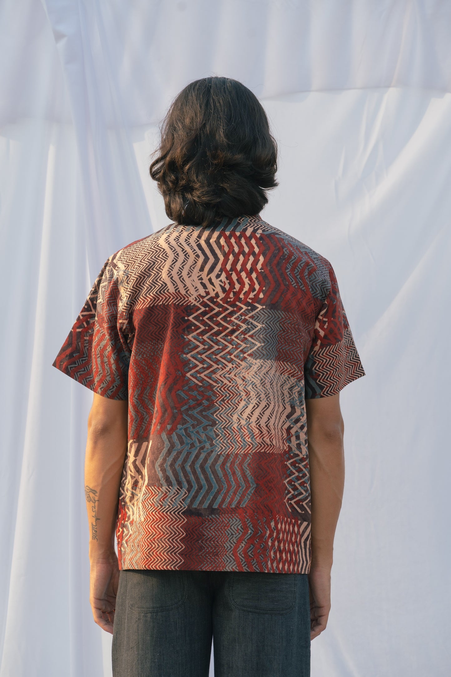 Block Print Ajrakh Shirt 02