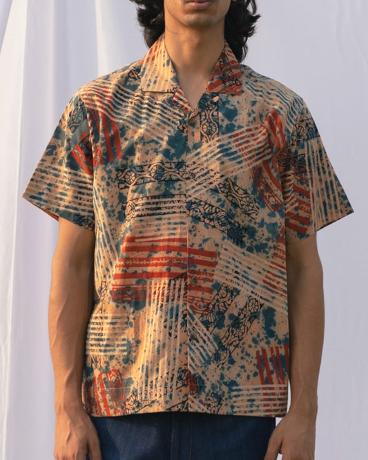Block Print Ajrakh Shirt 06