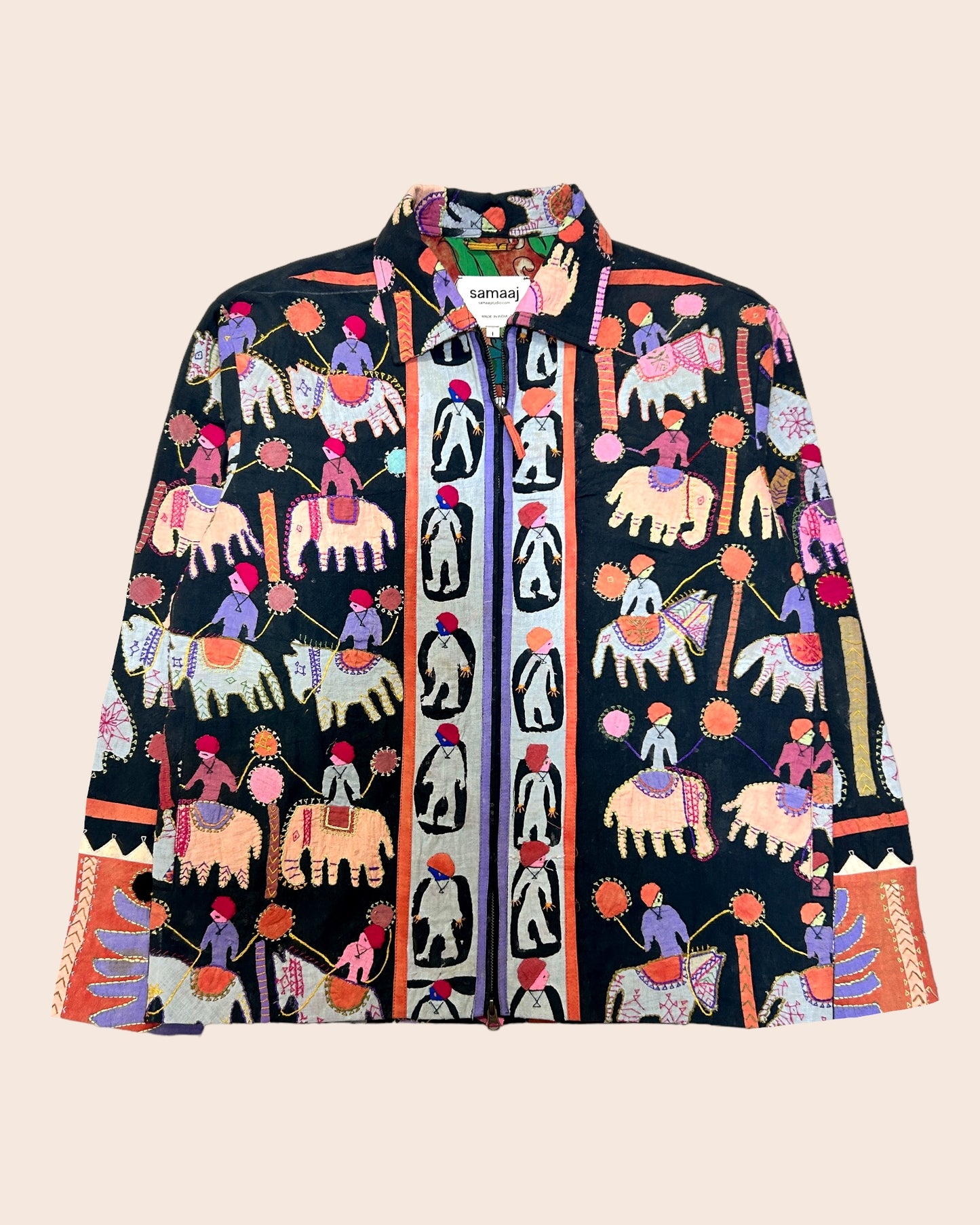 Multicolour Applique Jacket 02