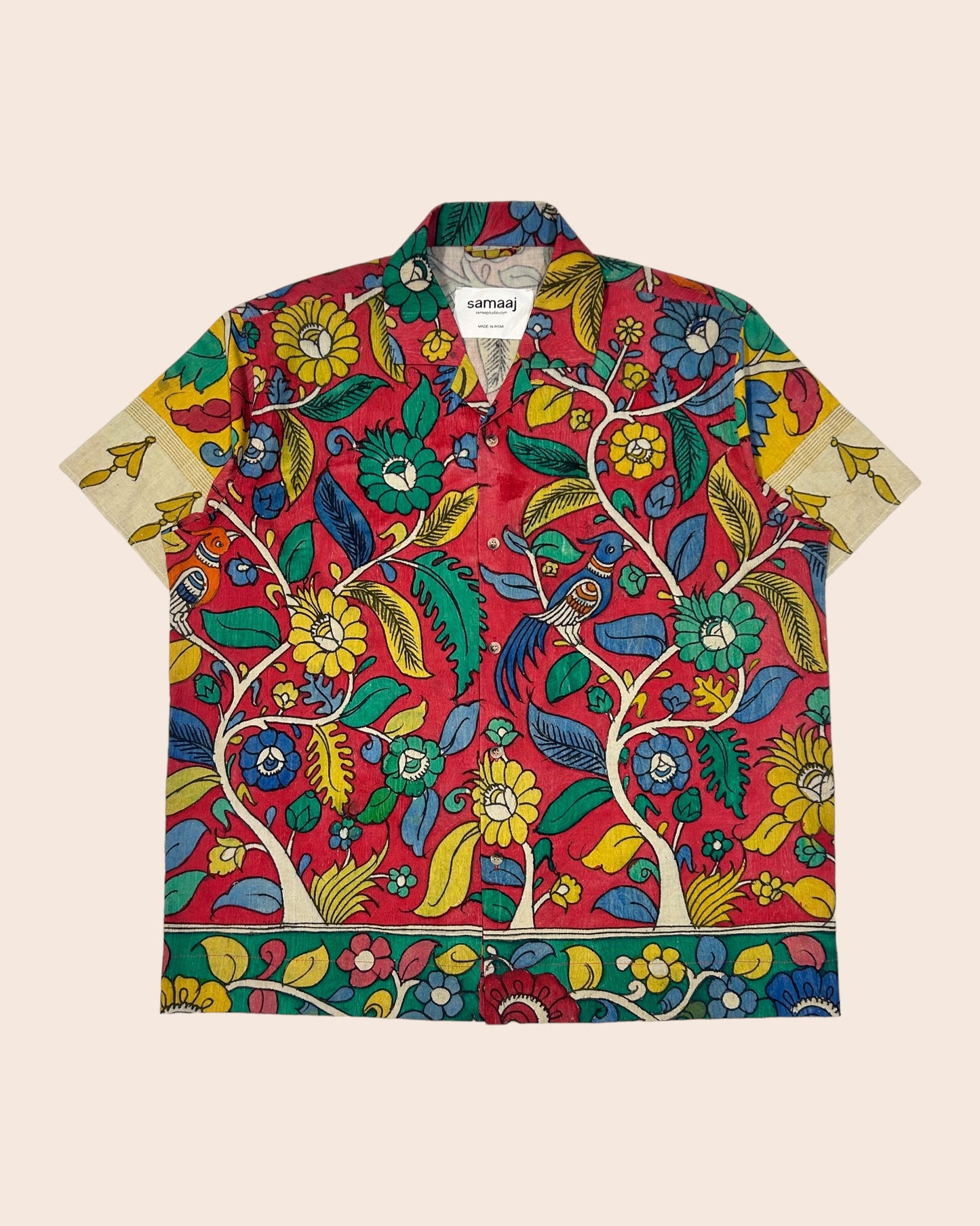 Kalamkari Hand Paint Shirt 12