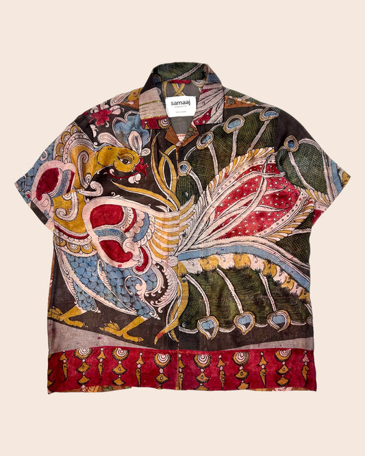 Kalamkari Hand Paint Shirt 13