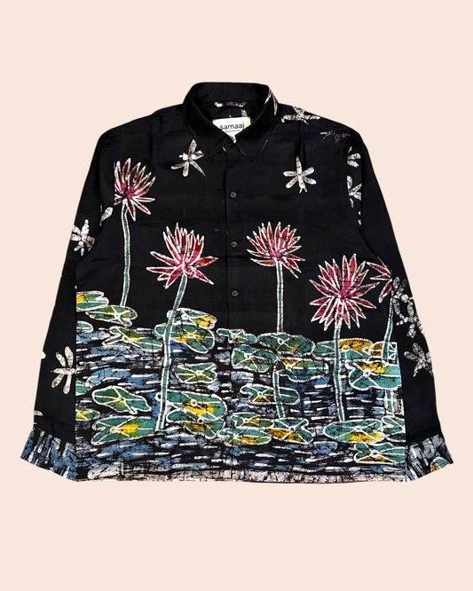 Silk Batik Hand Paint Shirt 05