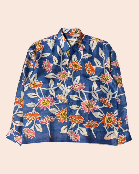 Silk Batik Hand Paint Shirt 03