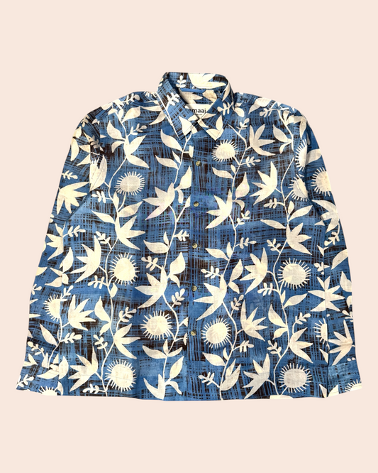 Silk Batik Hand Paint Shirt 04