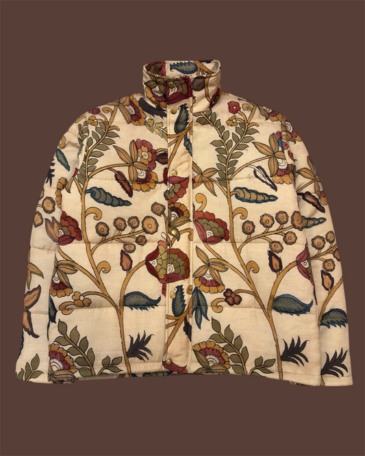 Kalamkari Puffer Jacket 02