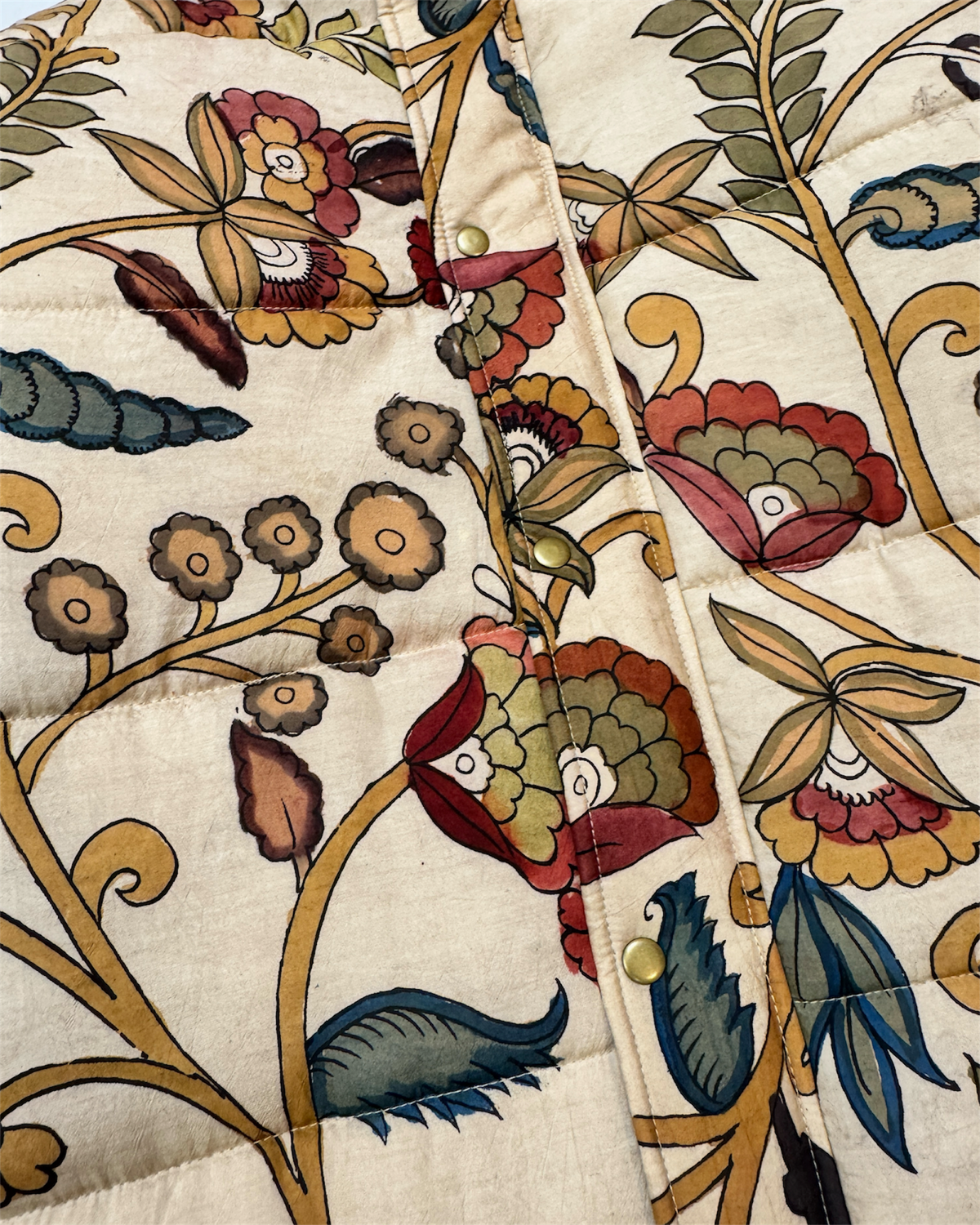 Kalamkari Puffer Jacket 02