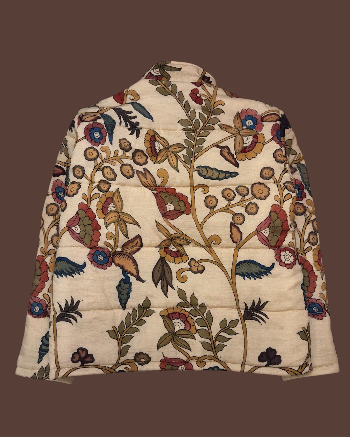 Kalamkari Puffer Jacket 02